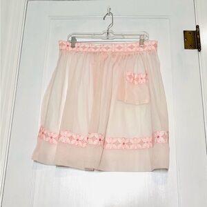 Vintage Pink Lace and Polka Dot‎ Apron